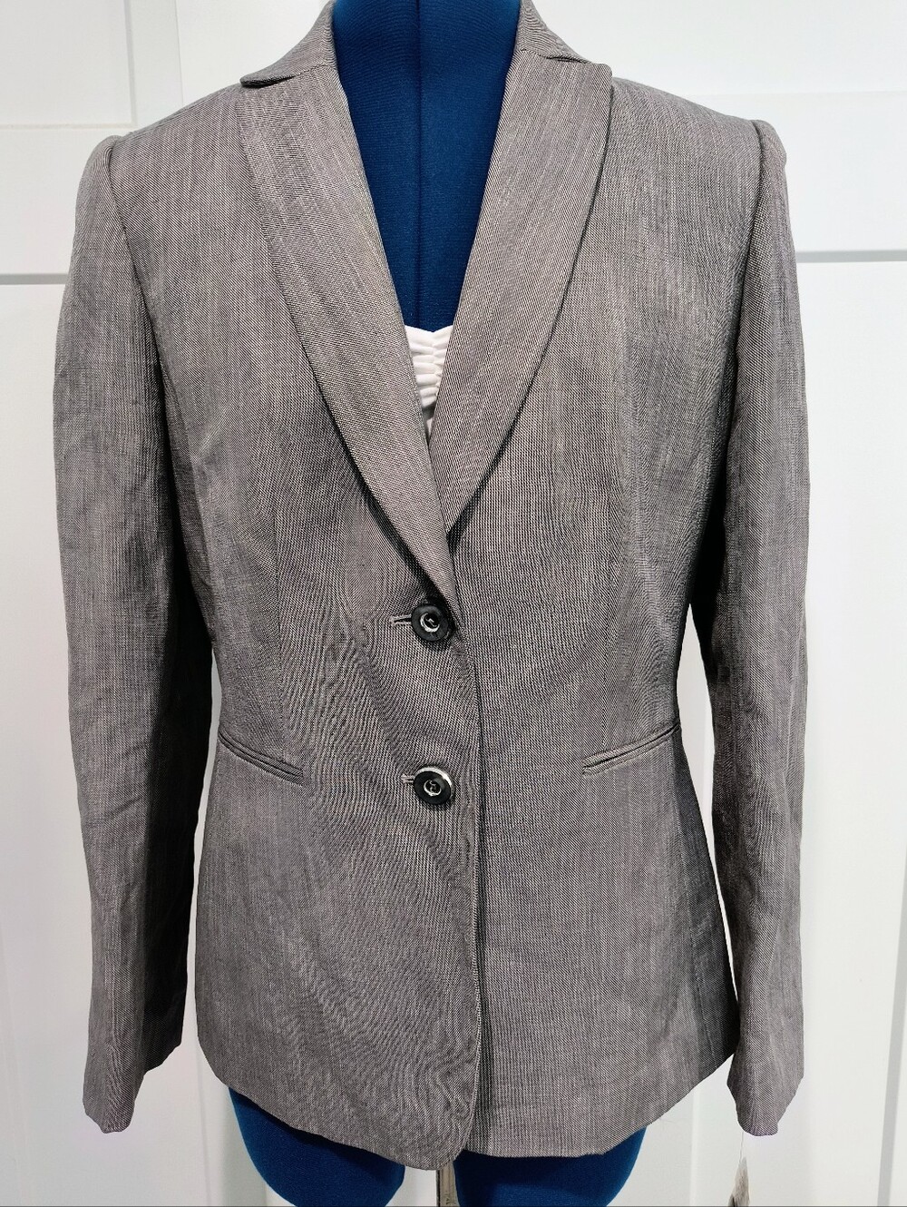 NWT ANTONIO MELANI Gray Tailored Women's Blazer